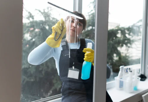 Nettoyage de vitres intérieures et extérieures à Saint-Germain-les-Belles